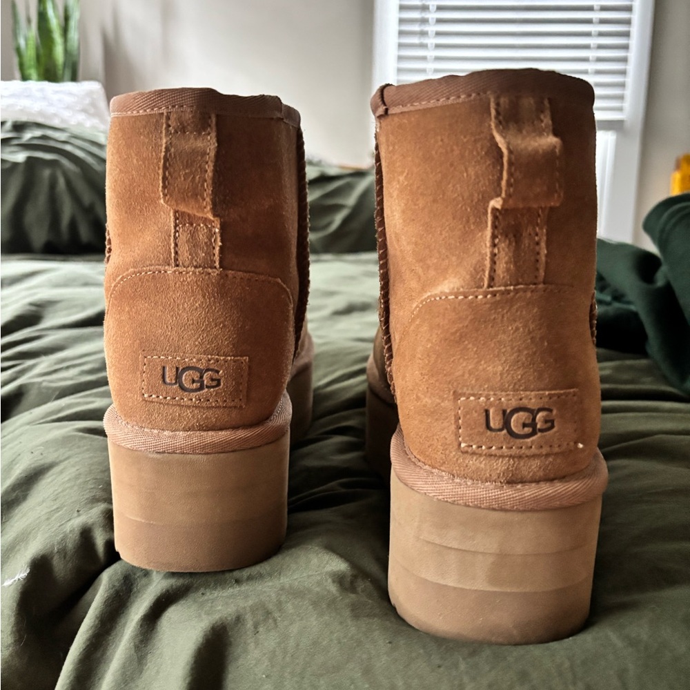 UGG Tan Shearling Boots